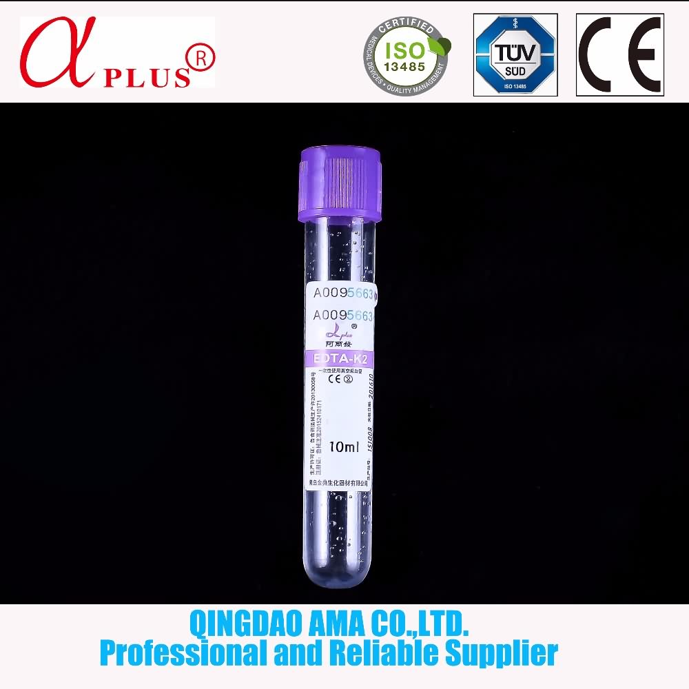 China Wholesale Vacuum Blood Collection Edta Tube Vacutainer Supplier And Manufacture Ama