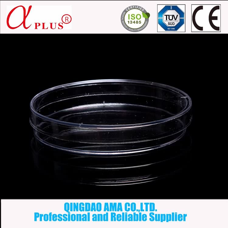 Qingdao AMA laboratory disposable sterile plastic petri dish