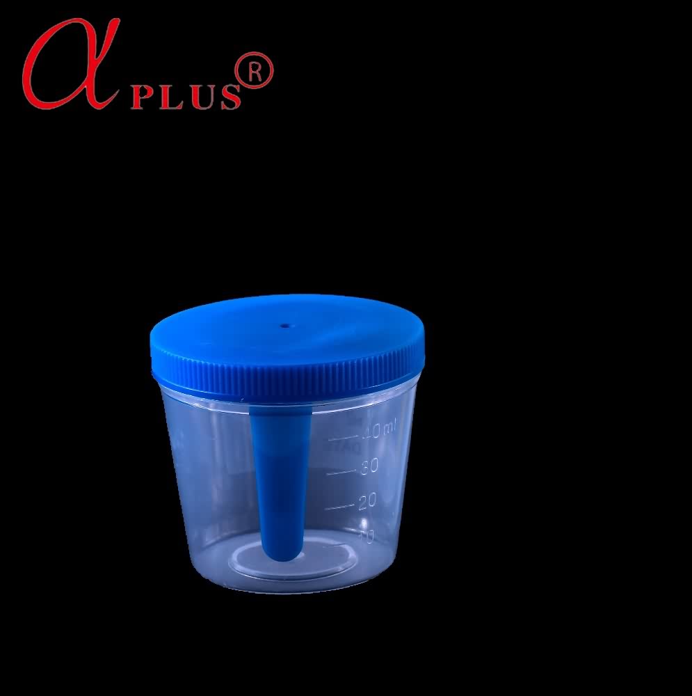 Disposable plastic sterile urine cup specimen container