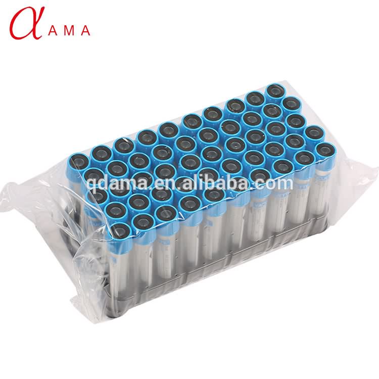 Plastic disposable sterile bd vacutainer vacuum blood collection tubes