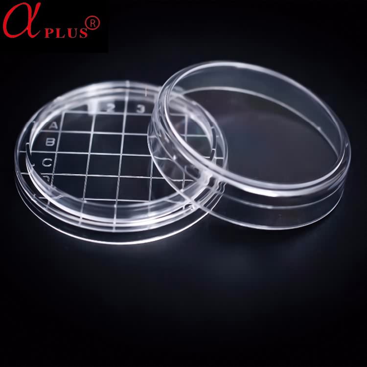Different types of plastic disposable petri dish culture 90mm sterile